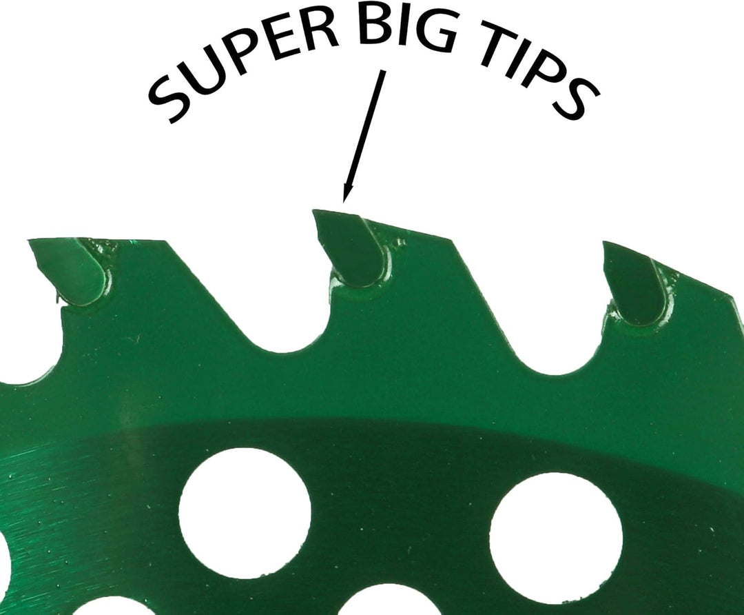 230mm-32T, 25.4mm Dorn mit Adapter 22.23-20-16mm, Grosse Hartmetallspitze, Freischneiderklinge, Frei