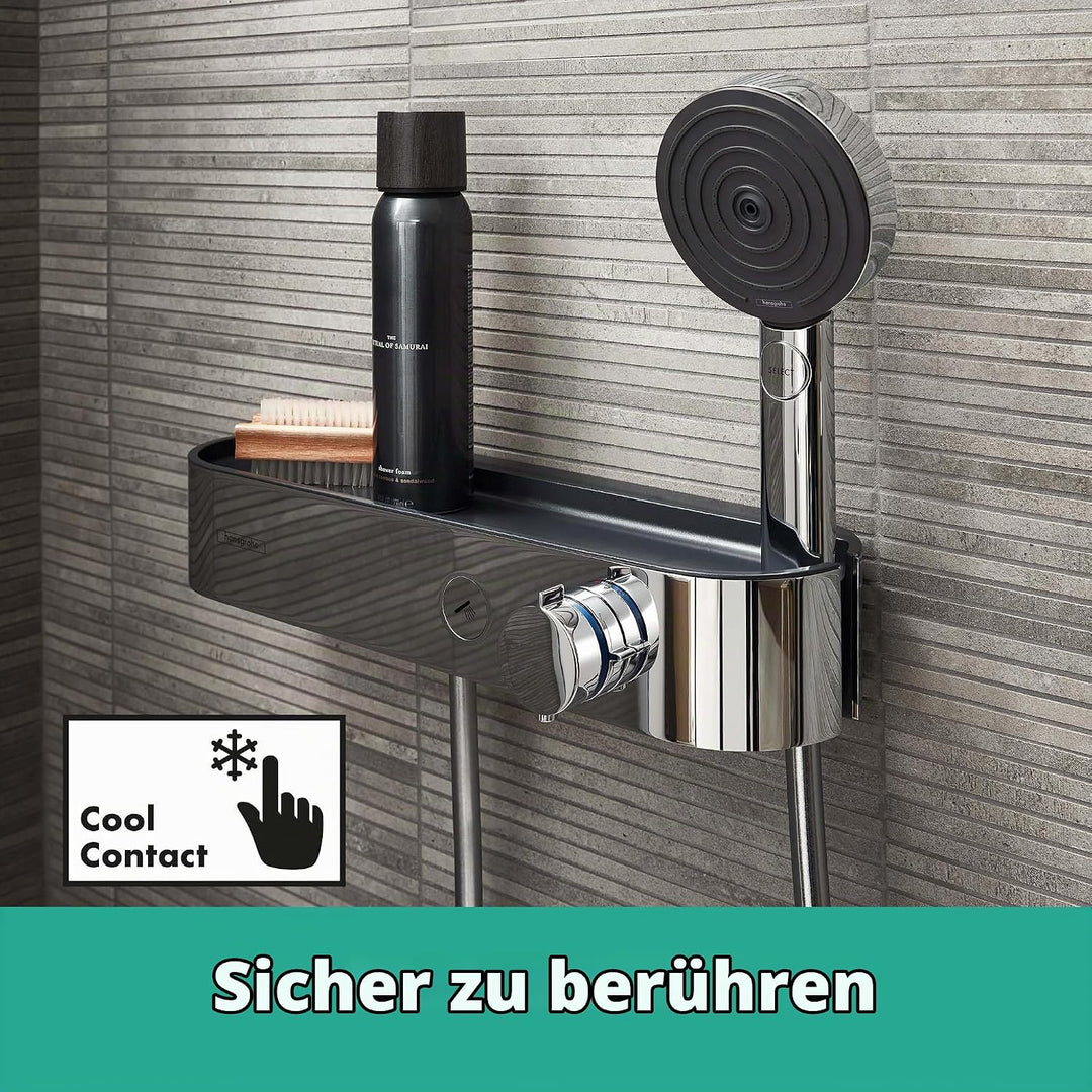 hansgrohe Brausethermostat ShowerTablet Select, Thermostatarmatur Aufputz, Cool Contact Duscharmatur