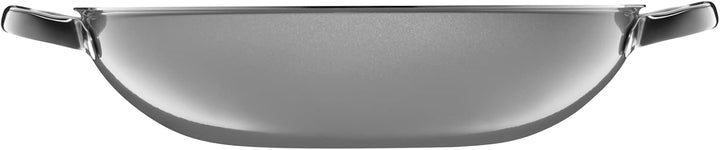 WMF Fusiontec Mineral Wok Induktion 36 cm, Wokpfanne mit Glasdeckel, High-Tech Keramik, backofenfest