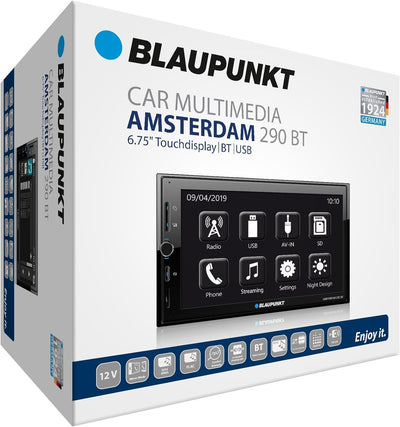 Blaupunkt Amsterdam 290 BT | 6.8'' Touchscreen, Bluetooth-Freisprecheinrichtung, Mirror Mode, USB, S