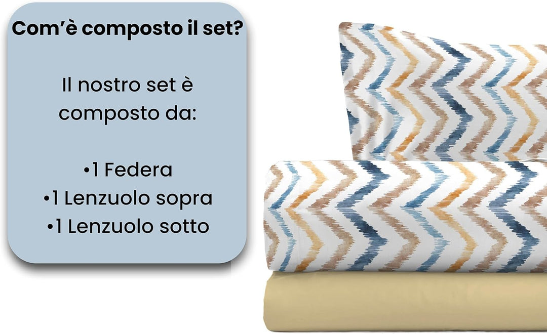 Italian Bed Linen Fantasy Bettwäsche, Hippy, Einzelne Hippy Einzelne, Hippy Einzelne