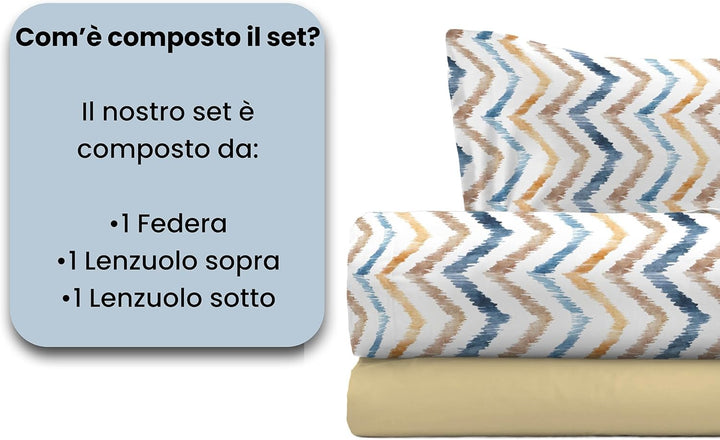 Italian Bed Linen Fantasy Bettwäsche, Hippy, Einzelne Hippy Einzelne, Hippy Einzelne