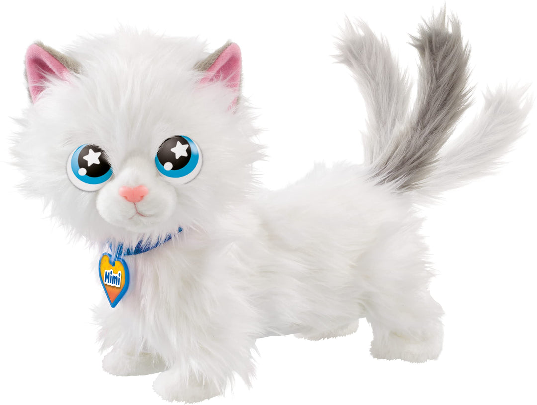 Animagic Mimi die Katze, Kuscheltier Spielzeug für Kinder ab 2 Jahren, Plüschtier Katze, Mimi