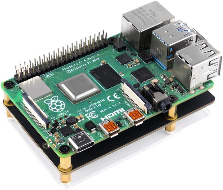 GeeekPi für Raspberry Pi 4,X862 V2.0 M.2 NGFF SATA SSD Speichererweiterungsplatine mit USB 3.1 Ansch