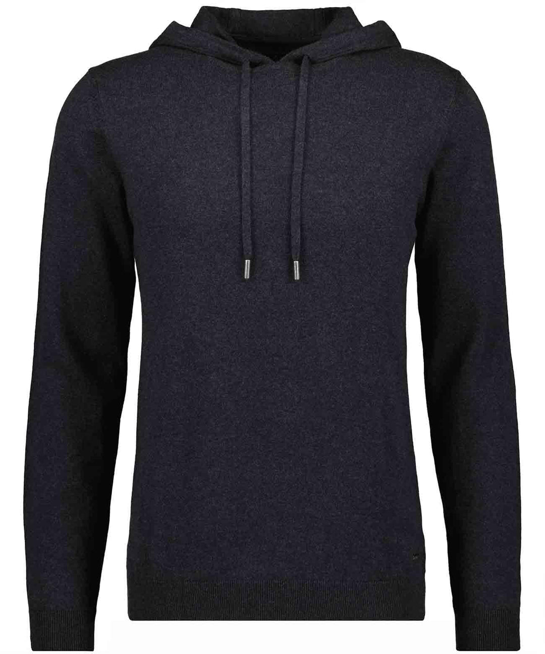 RAGMAN Herren Srickpullover mit Kapuze, Anthrazit-019
