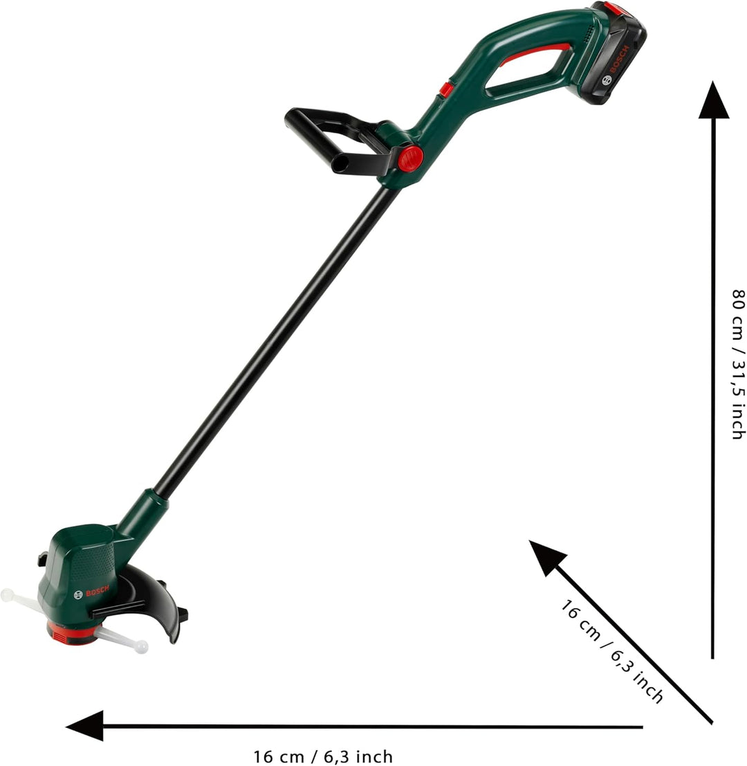 Theo Klein 2774 Bosch Rasentrimmer Easy Cut Kindgerechtes Spielzeug mit Sound- und Lichtfunktion Bat