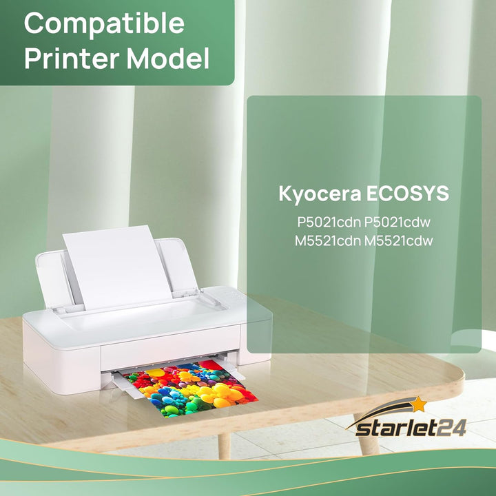 Starlet24 4X TK5230 TK-5230 Toner als Ersatz Kompatibel für Kyocera Ecosys TK5230 Toner, Toner Ecosy