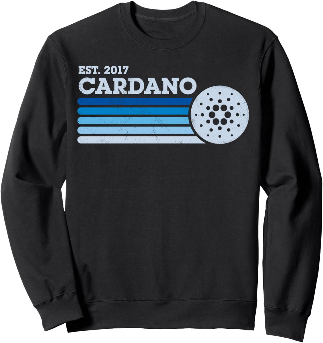 Cardano ADA Kryptowährung Kryptowährung Blockchain Retro Sweatshirt