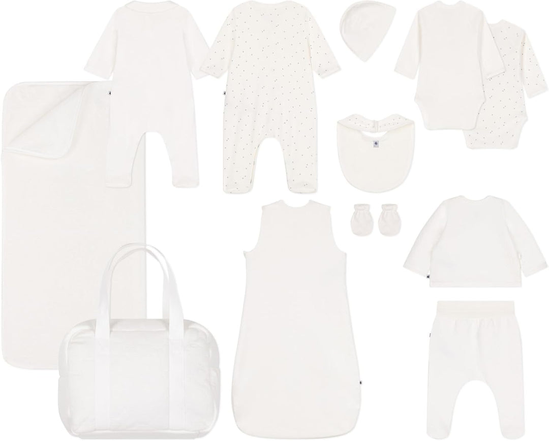 Petit Bateau Unisex Baby A0cpe Umstandskoffer (12er Pack) 3 Monate Variante 1, 3 Monate Variante 1