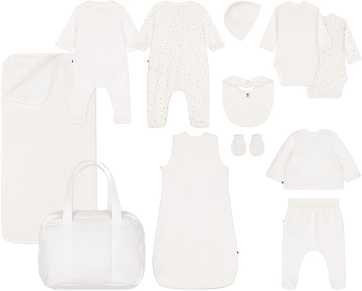 Petit Bateau Unisex Baby A0cpe Umstandskoffer (12er Pack) 3 Monate Variante 1, 3 Monate Variante 1
