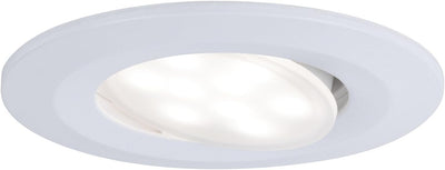 Paulmann 99931 LED Einbauleuchte Calla rund 3er Set incl 3x6,5W IP65 dimmbar Einbaustrahler Weiss ma