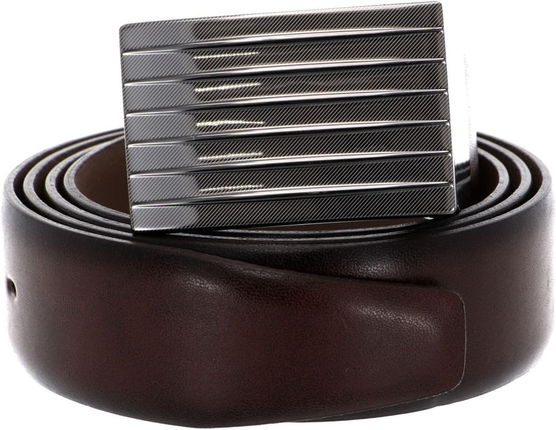 Vanzetti 35mm Leather Belt W80 Dark Brown