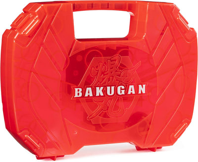 BAKUGAN 6045138 / #20115348 - Storage Case, Aufbewahrungskoffer mit extra Basic Ball, Dragonoid (rot