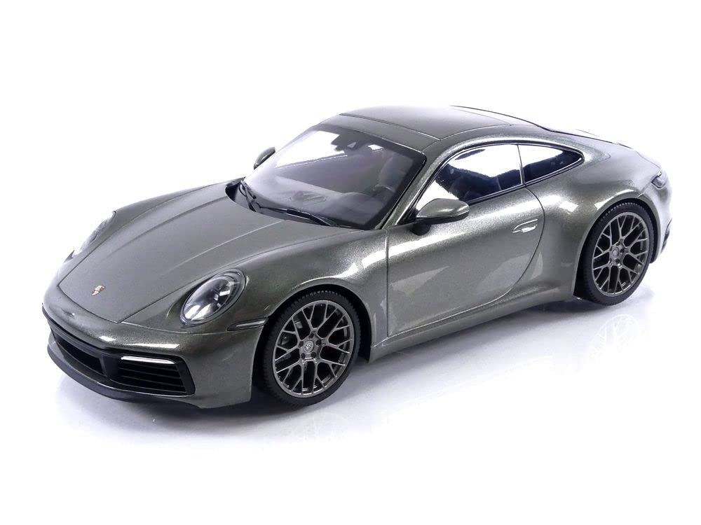 Minichamps 155067328 1:18 Porsche 911 Carrera 4S-2019-Green Metallic Sammlerstück Miniaturauto, grün