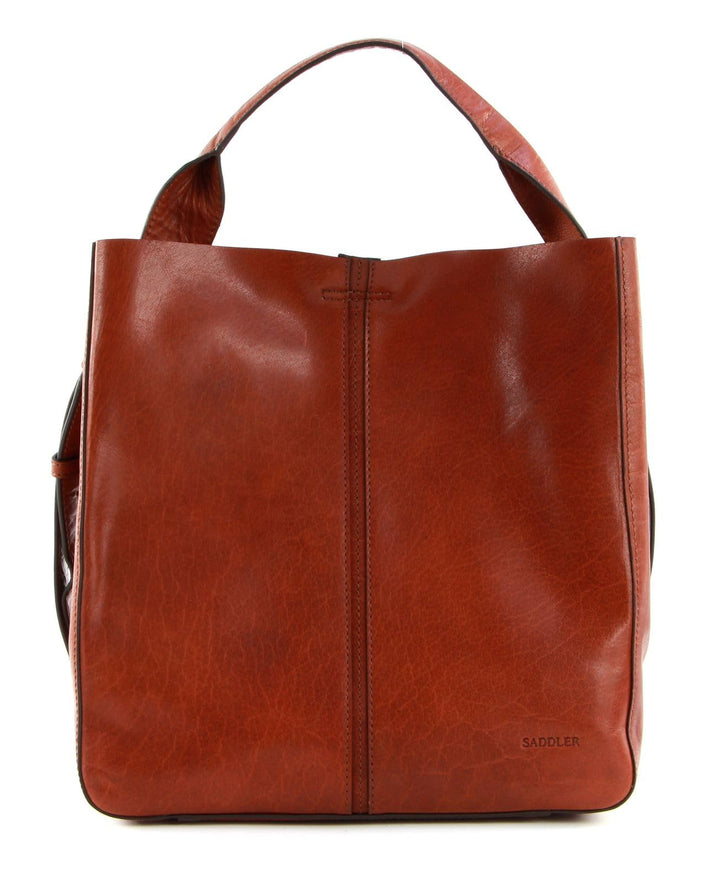 SADDLER ELSA HANDTASCHE SHOPPER BRAUN LEDER