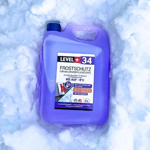 5 L Frostschutz für Bauzementklebstoffe, Zementkleber Fliesenkleber für thermische Isolierklebstoffe