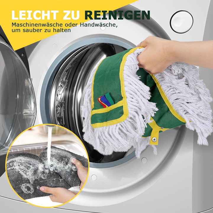 Masthome Bodenwischer 105 cm Breit, Industrie Wischmopp mit 2 Wischpads, Profi Mopp Wischer Boden mi