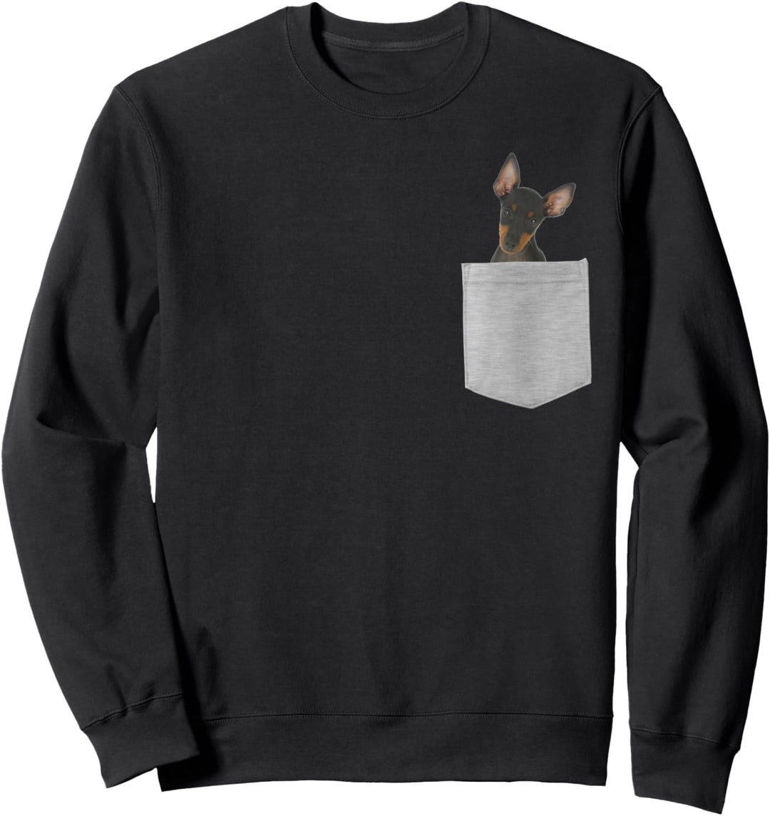 Dog in Your Pocket Manchester Terrier Sweatshirt