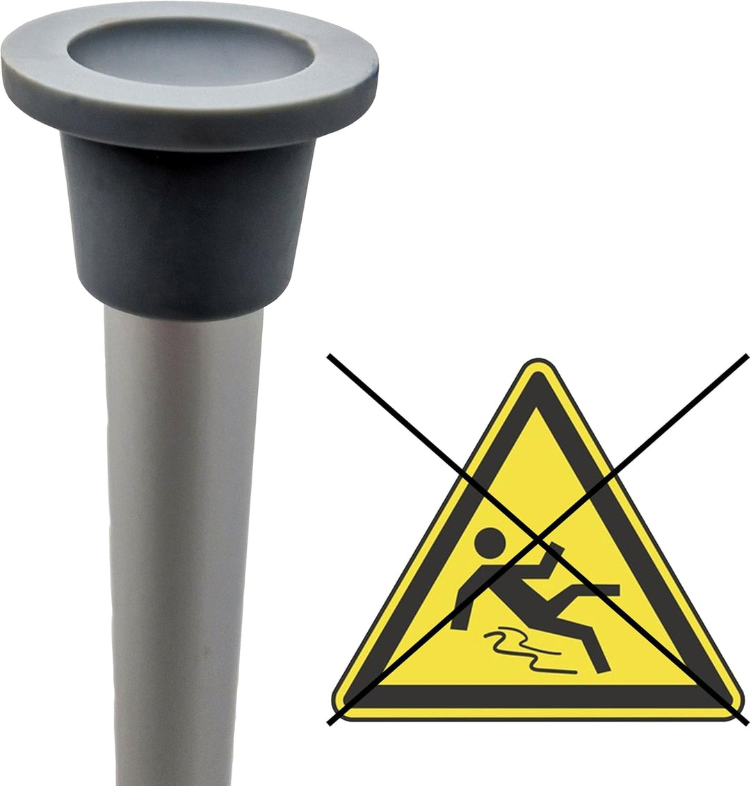 Mobiler Duschhocker, höhenverstellbar, Anti-Rutsch, Badstuhl Duschstuhl Badhocker White