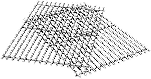 7639 44 x 60cm Grillrost 304 Edelstahl für Weber Spirit I & II E/S 310, 320, 330 (mit vorderen Brenn