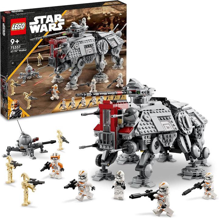 LEGO Star Wars Chewbacca, Wookie-Figur zum Sammeln, Bogenspanner & Star Wars at-TE Walker, Beweglich