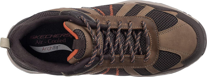 Skechers Herren Arch Fit Dawson Vortego Walking-Schuh 41.5 EU Desert Leather Mesh, 41.5 EU Desert Le