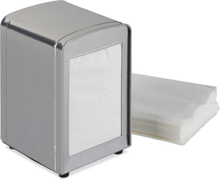 10 x Serviettenspender Retro, Metall, kleine Gastro Serviettenhalter für Eisdiele, Café, Bistro, HBT