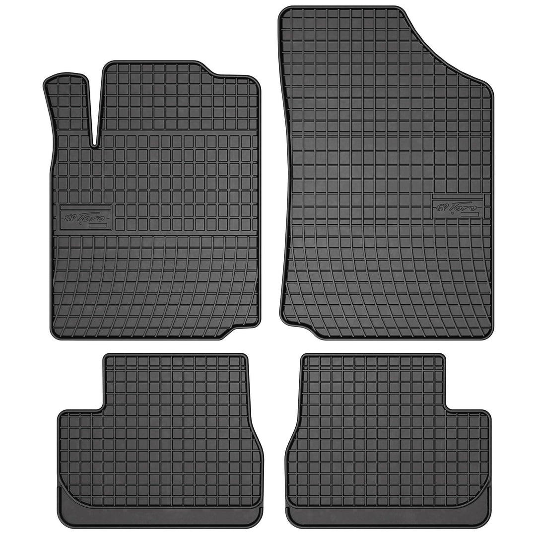 SMK Gummimatten Auto fussmatten Satz für Citroen C2 2003-2009 Erleben Sie einen neuen Standard des R