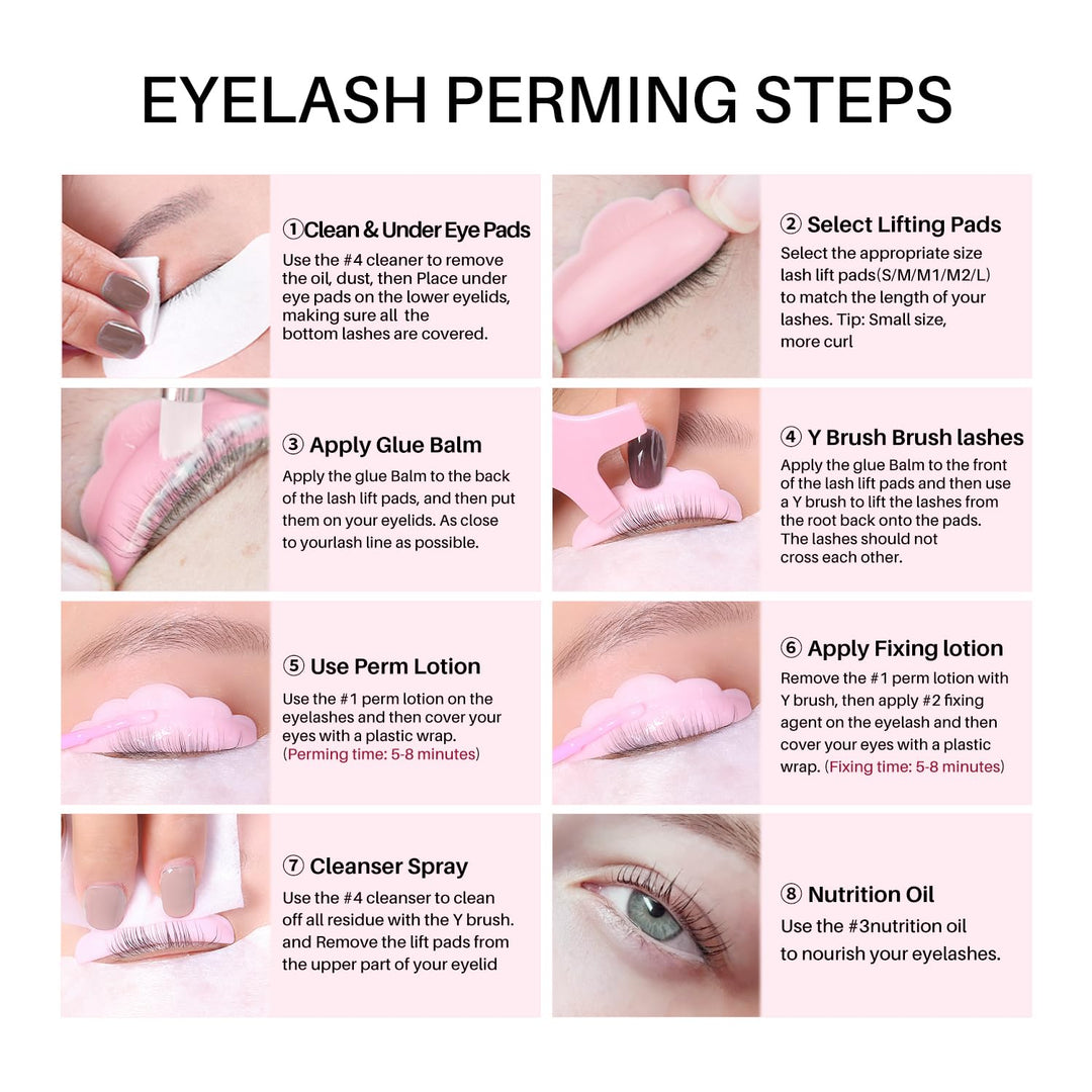 2025 Upgraded Lash Lift Kit, semi-permanente Wimpern Perm, Salon Qualität