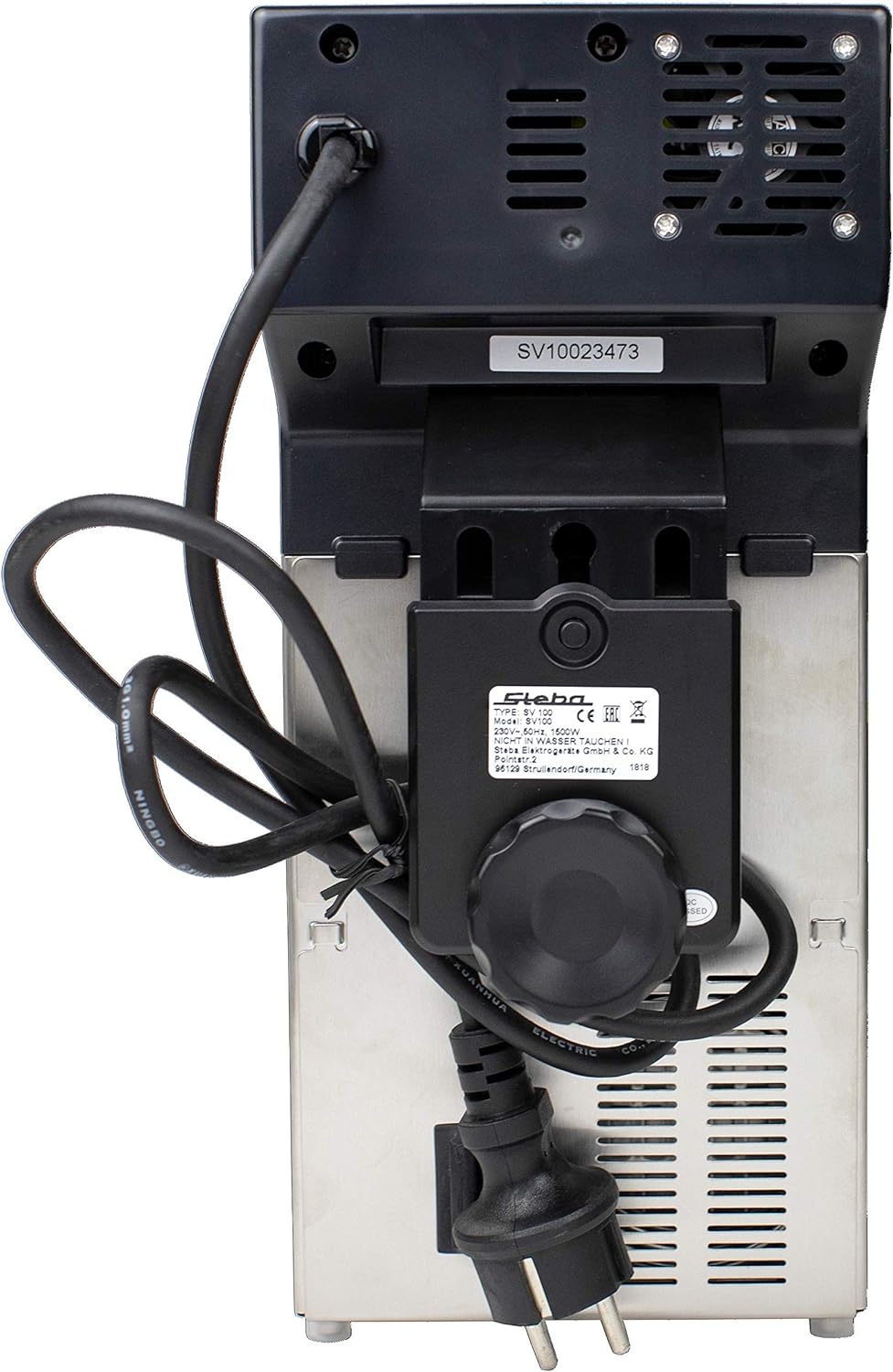 Steba SV 100 PROFESSIONAL Sous-Vide Garer Pumpleistung 7.5 L / Min, 1500 W, schwarz, Edelstahl