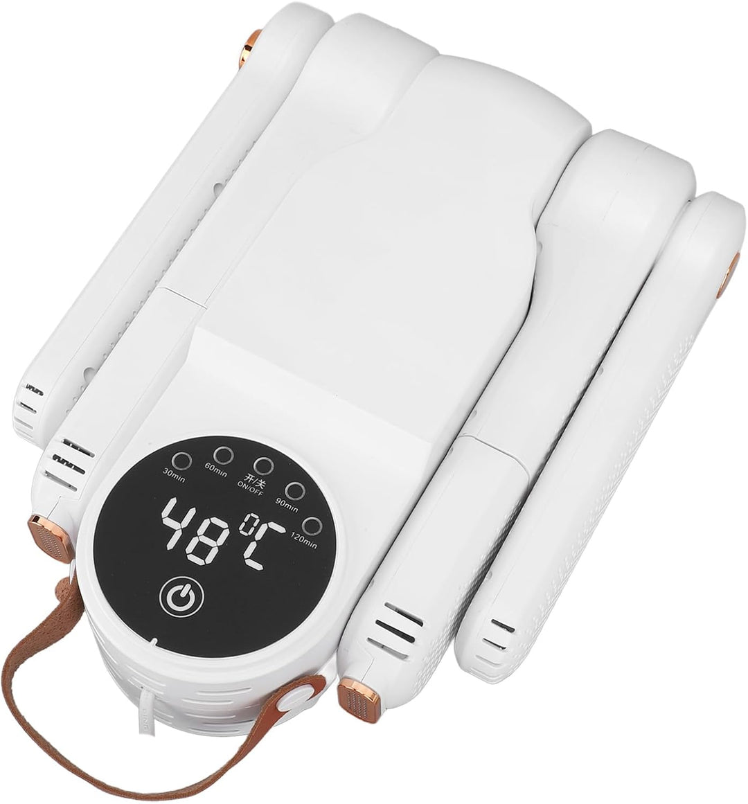 Qcwwy Elektrischer Schuhtrockner mit 4 Köpfen, 360 ° Wind, ausziehbarer Kopf, Synchronisationsfunkti