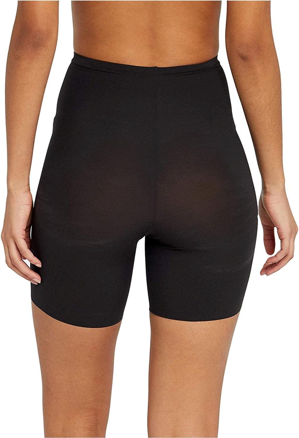 Maidenform Damen Sleek Smoothers - Thigh Slimmer Miederpants S Schwarz, S Schwarz