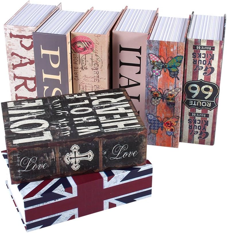 Diversion Book Safe Aufbewahrungsbox, Secret Storage Dictionary Secret Safe Dose mit Sicherheitskomb