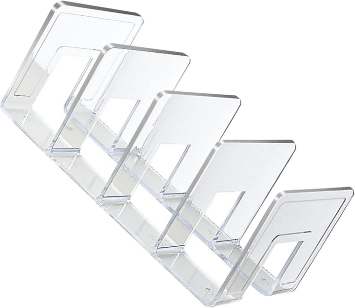 Buchstützen, Bücherregalhalter aus Transparentem Kunststoff-Acryl-Material für das Büro-Klassenzimme