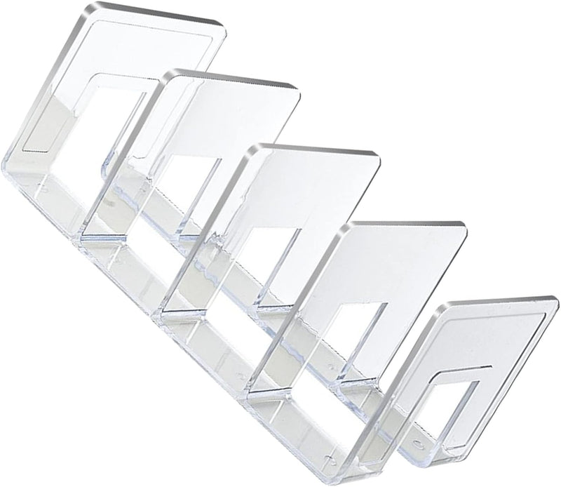 Buchstützen, Bücherregalhalter aus Transparentem Kunststoff-Acryl-Material für das Büro-Klassenzimme