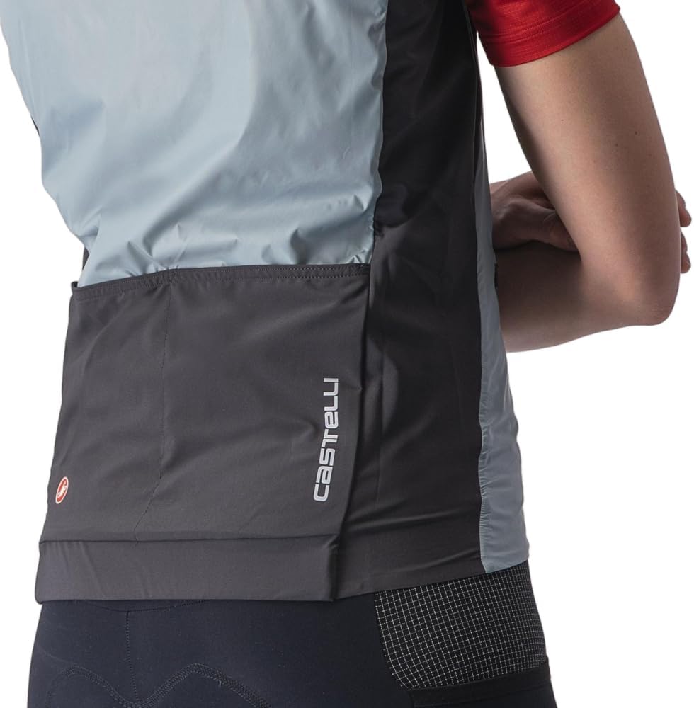 CASTELLI Damen Unlimited W Puffy Vest Sports vest M Eisverteidiger/Silbergrau, M Eisverteidiger/Silb