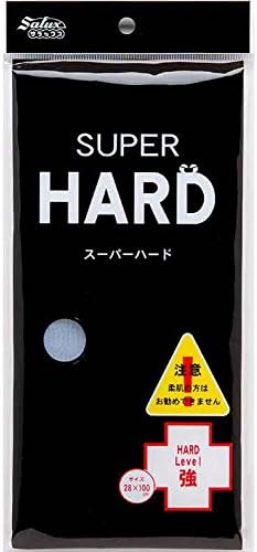 SALUX Super Hard Nylon Japanische Schönheit Haut Badetuch Waschlappen / Handtuch 3er Pack (weiss bla