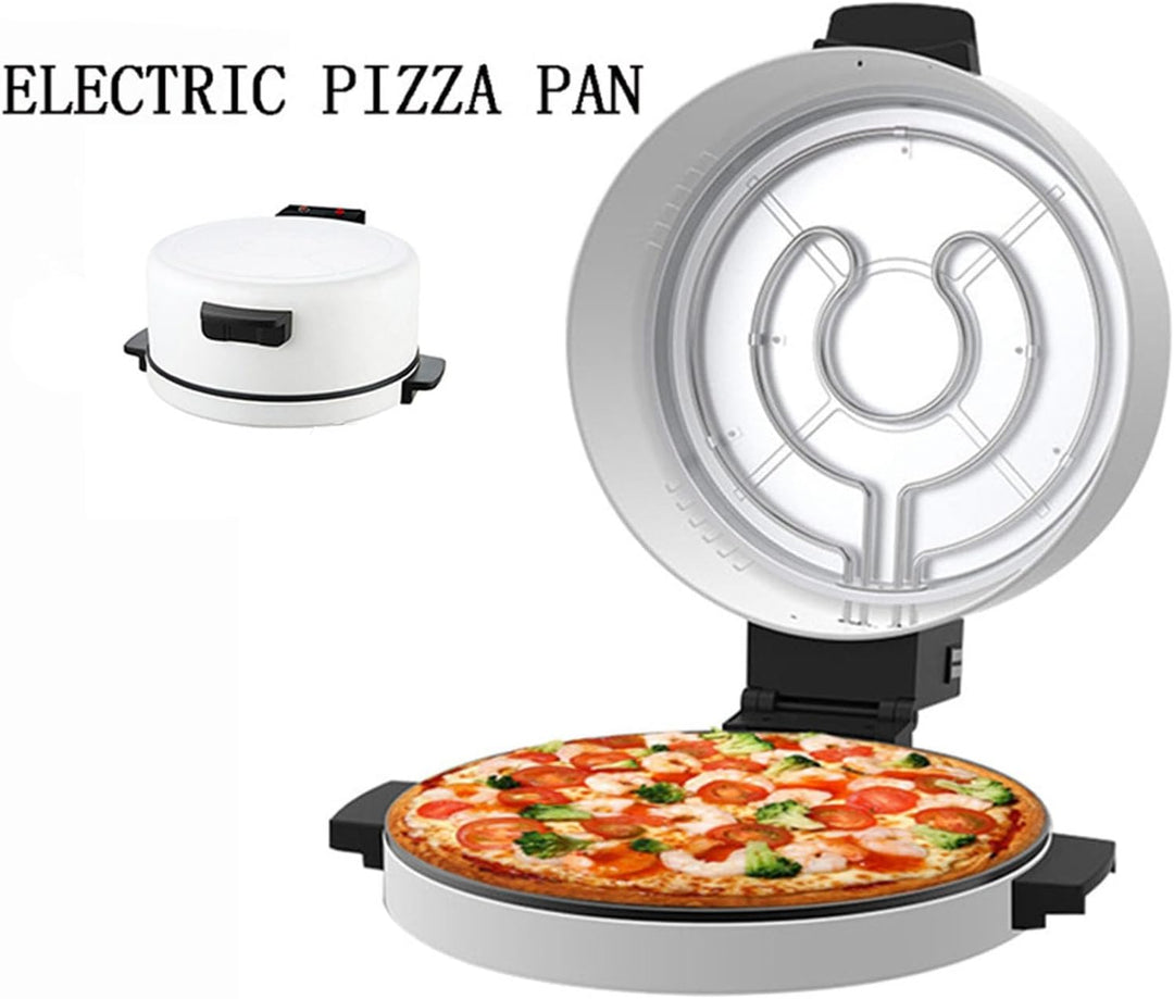 Pizza-Maker, 11,8-Zoll-Pizzamaschine, Neu Verbesserter Cool-Touch-Griff, Antihaftbeschichtete Platte