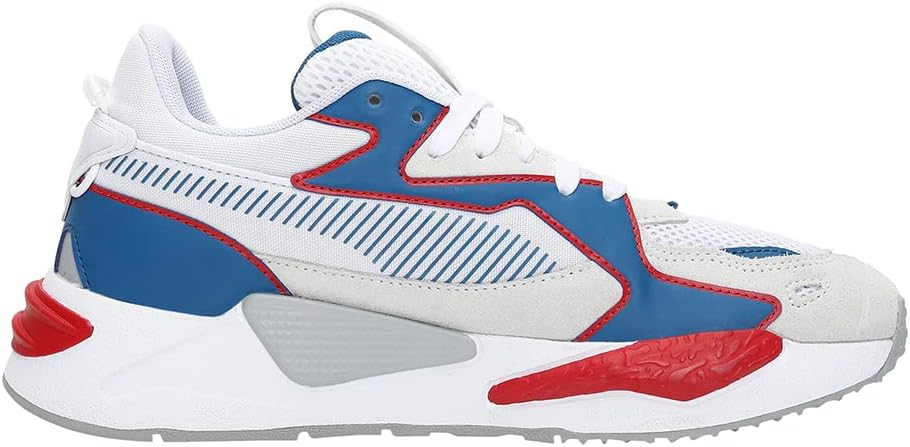 PUMA Unisex Rs-z ReinventionSneaker 38 EU Puma White Vallarta Blue High Risk Red, 38 EU Puma White V