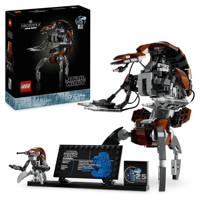 LEGO Star Wars Droideka Set, Droiden-Modellbausatz für Erwachsene, Deko für das Büro, Sammlerstück,