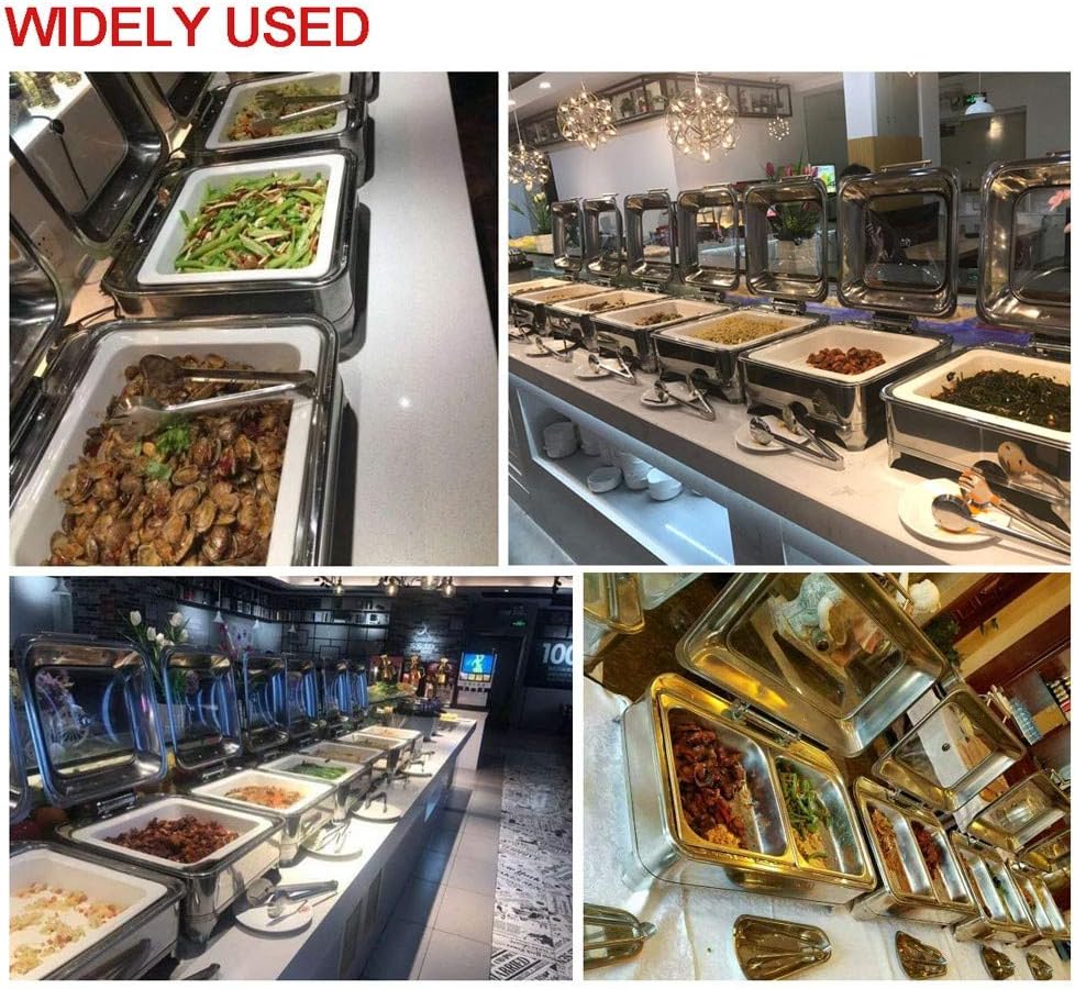 Chafing Dish, Warmhaltebehälter Essen, Buffetwärmer Speisenwärmer Elektrisch, Wärmebehälter für Esse