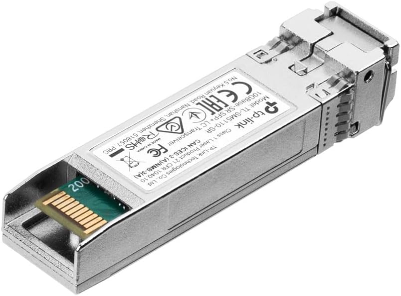 TP-Link TL-SM5110-SR 10GBase-SR SFP+ LC Transceiver Modul, 850nm Multimode-SFP+-Transceiver,unterstü