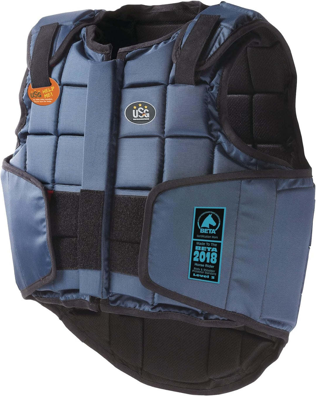 United Sportproducts Germany USG Sicherheitsweste Flexi Black Marine Kinder XS, Marine Kinder XS