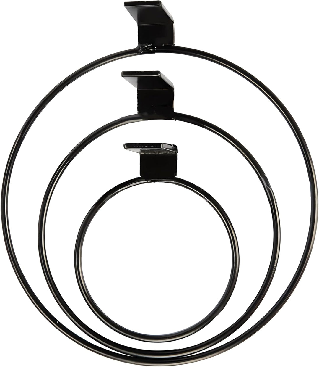 LIKEUDO 3 Stück 8 Zoll Wand Ring Blumentopfhalter Wandhalterung Blumentopf Rack Pflanzer Metall Topf