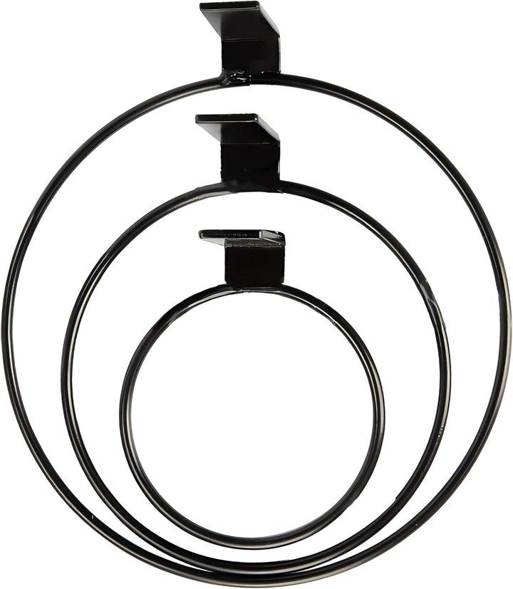 LIKEUDO 3 Stück 8 Zoll Wand Ring Blumentopfhalter Wandhalterung Blumentopf Rack Pflanzer Metall Topf