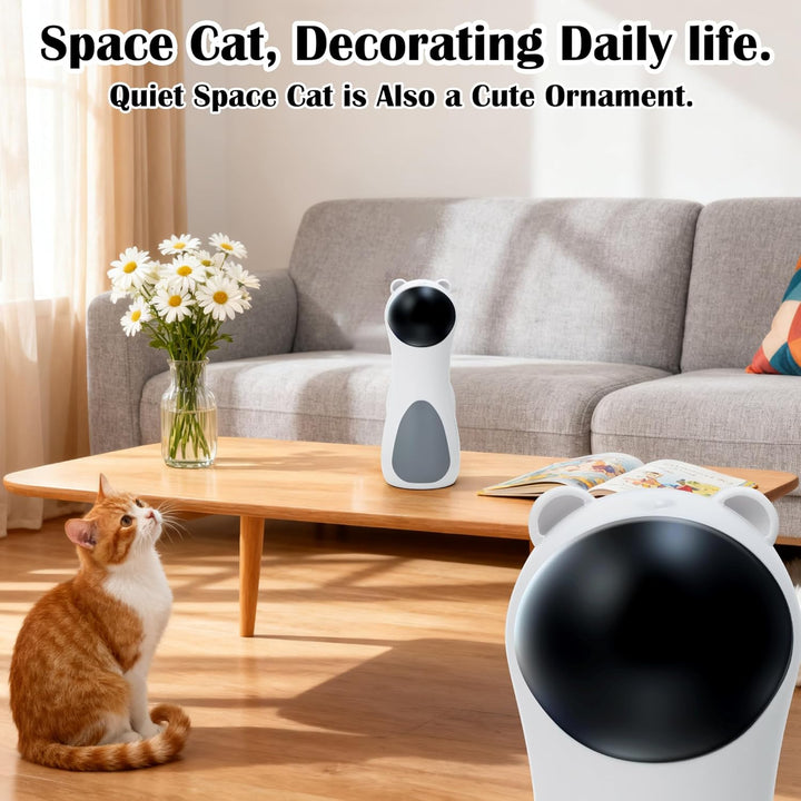 Interaktives Katzenspielzeug Automatisch - Laser Katzenspielzeug für Wohnungskatze Hund Kätzchen mit