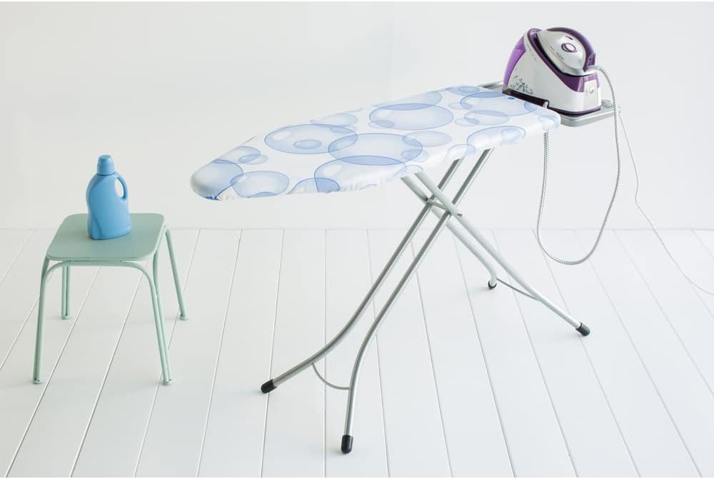 Brabantia - Bügelbrett C PerfectFlow - für Dampferzeuger - XL-Dampfbügeltisch Innovativem, dreilagig