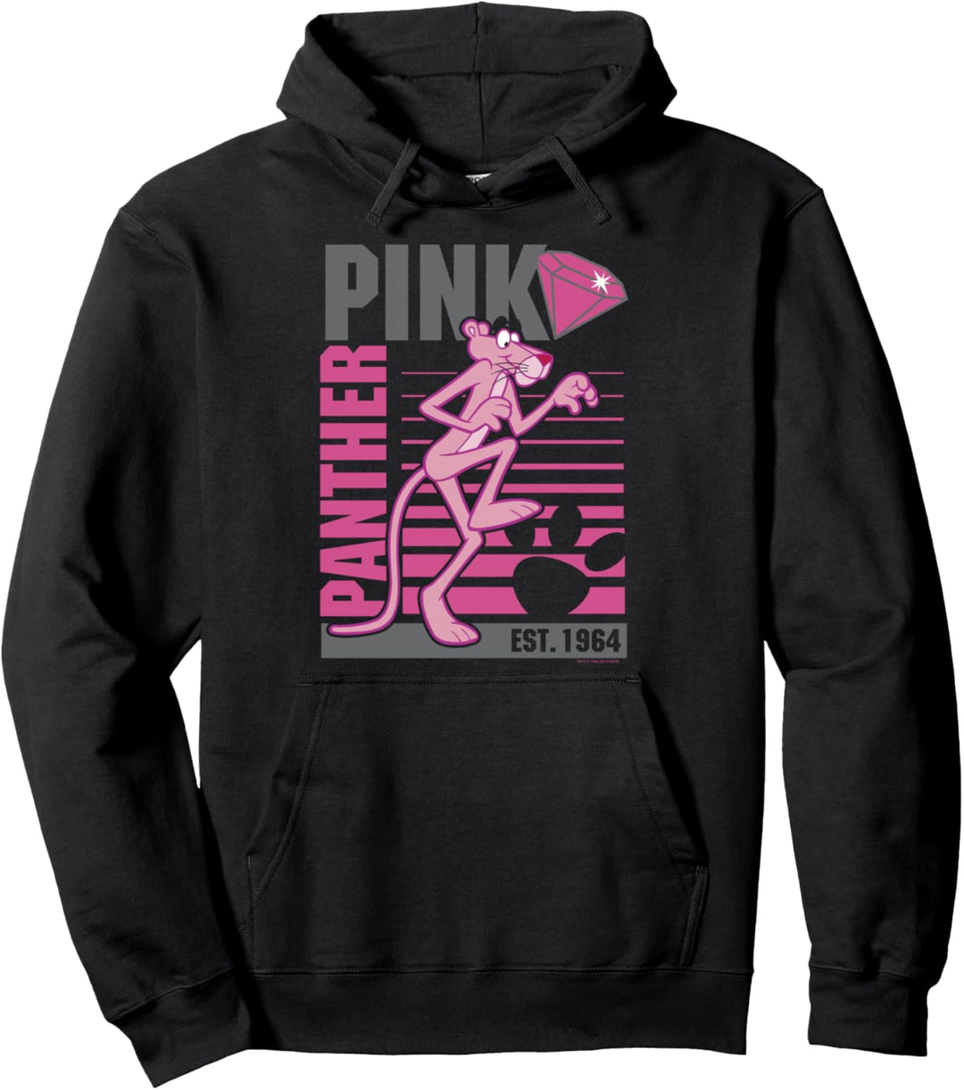 Pink Panther Lined Portrait Pullover Hoodie