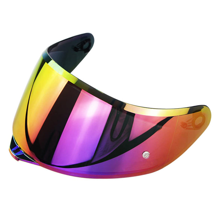 Aumotop Helmvisier Agv K5 K1 K3 SV Visier Helm Visier 26×13.5cm Farbbeschichtung Anti-UV-Fog-Scratch