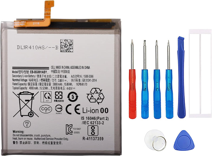Swark Akku EB-BG991ABY Kompatibel mit Samsung Galaxy S21 4G SM-G990 & 5G SM-G991 with Tools